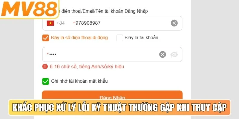Cách khắc phục xử lý lỗi kỹ thuật thường gặp khi truy cập