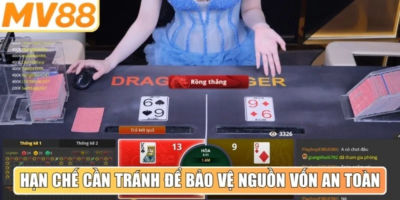 Một số những hạn chế cần tránh để bảo vệ nguồn vốn an toàn